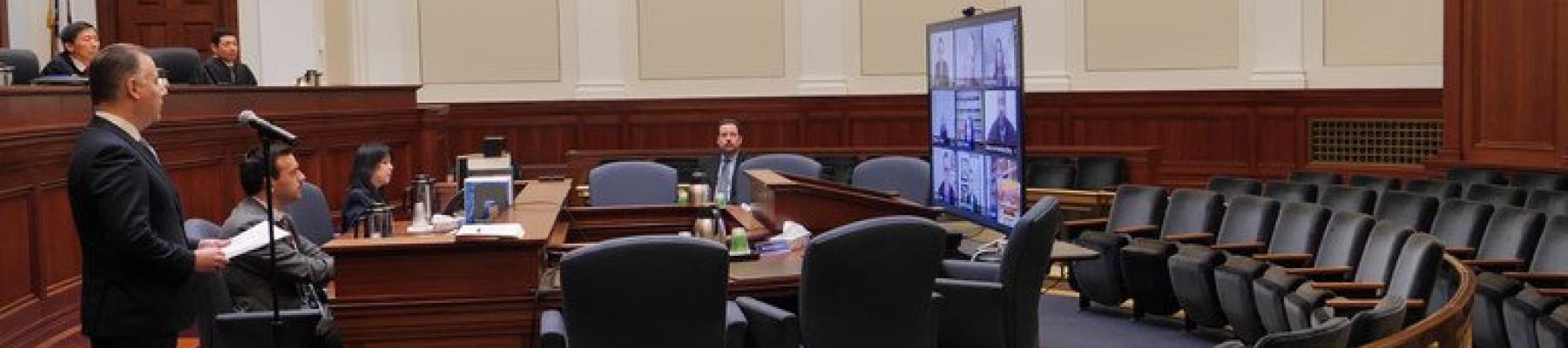 
  COVID Adaptations: Supreme Court Videoconferencing 
